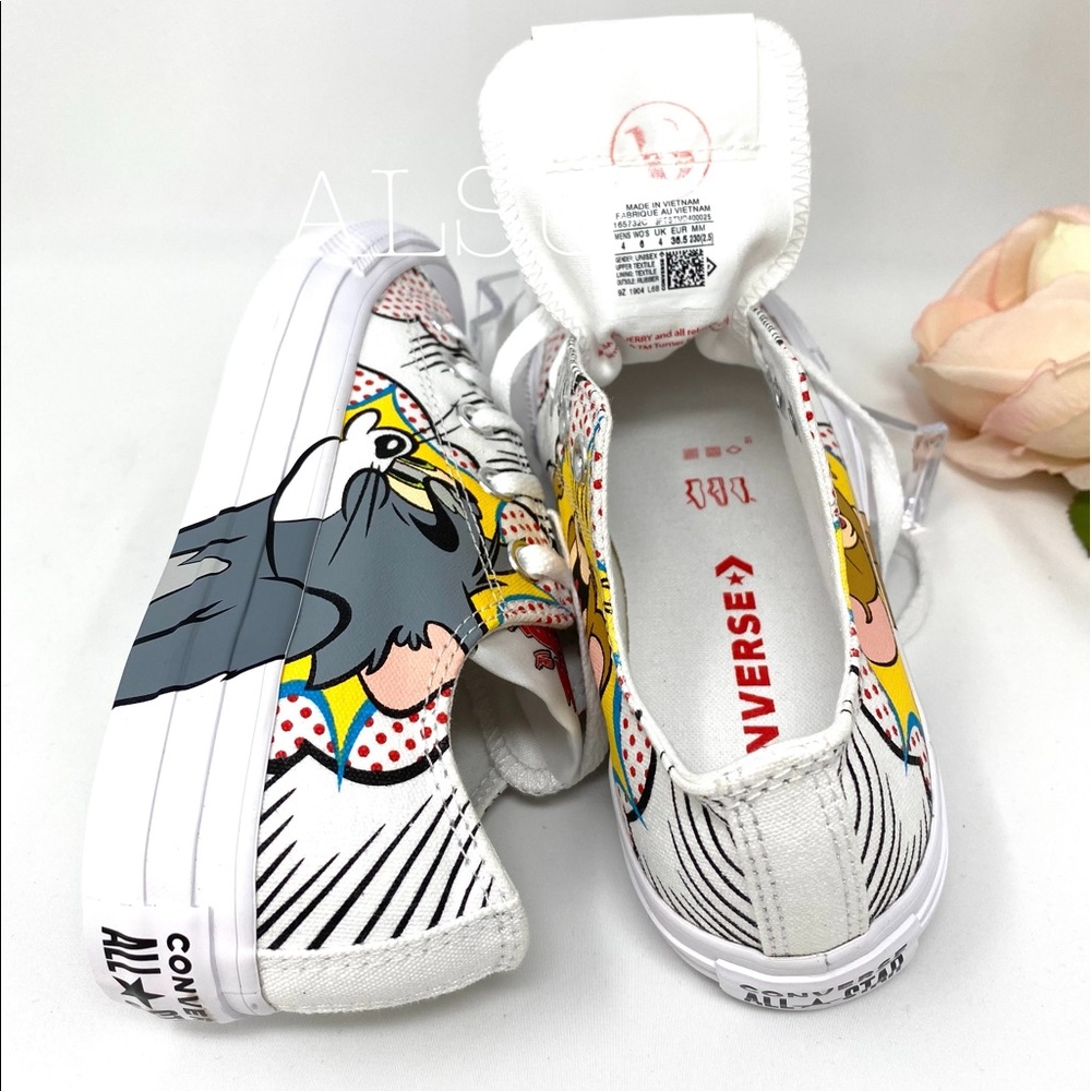 Converse Tom & Jerry AdVulc Ctas Low Canvas White - Picture 9 of 9
